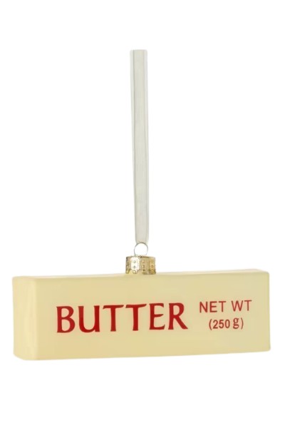 John Lewis Heirloom Splendour Block of Butter Bauble