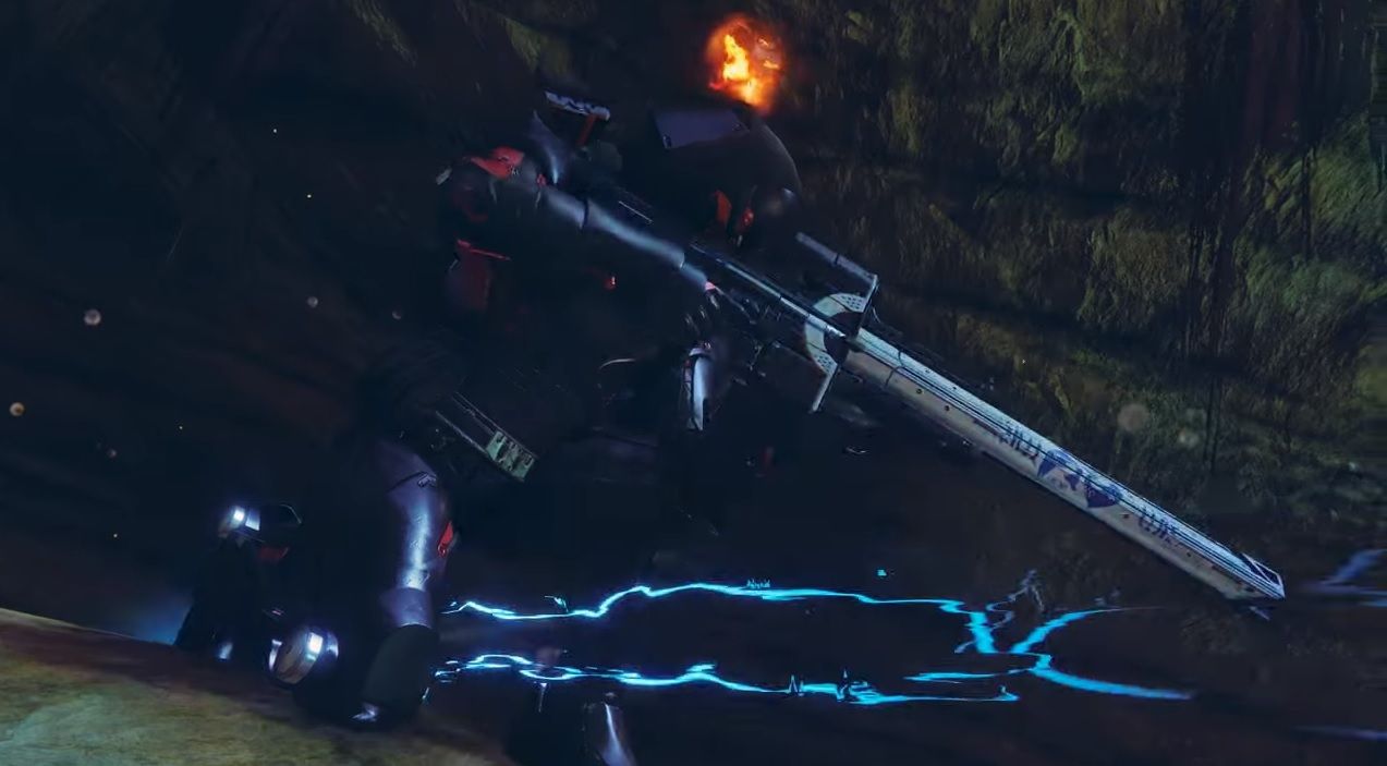 Izanagi's Burden, a friggin' railgun.