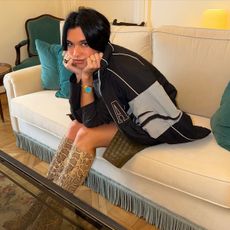 Dua Lipa wearing a watch