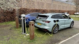 Skoda Enyaq charging