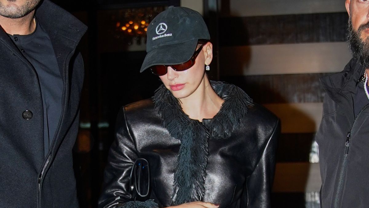 Hailey's Night-Out in Paris Outfit Included These French-Girl Jeans and This Viral Fall Jacket Trend