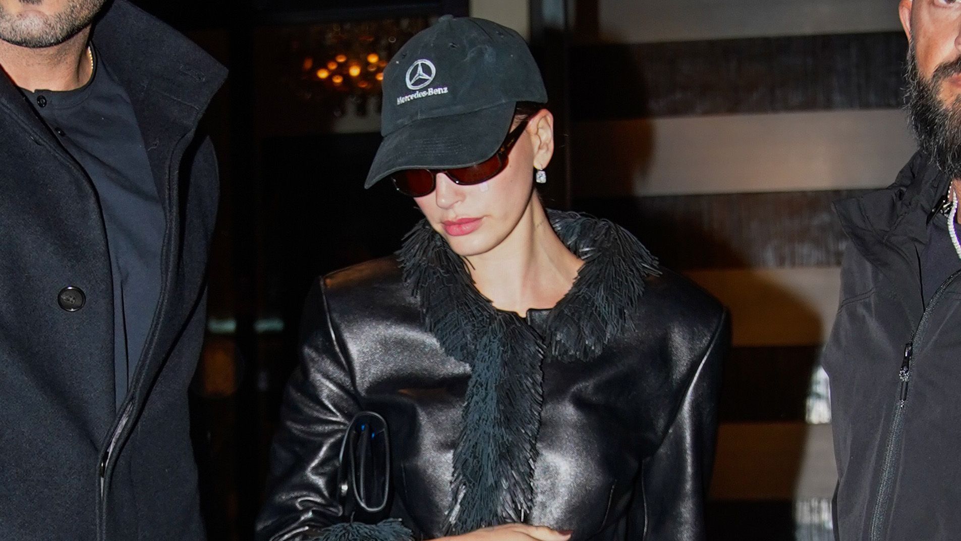 Hailey's Night-Out in Paris Outfit Included These French-Girl Jeans and This Viral Fall Jacket Trend