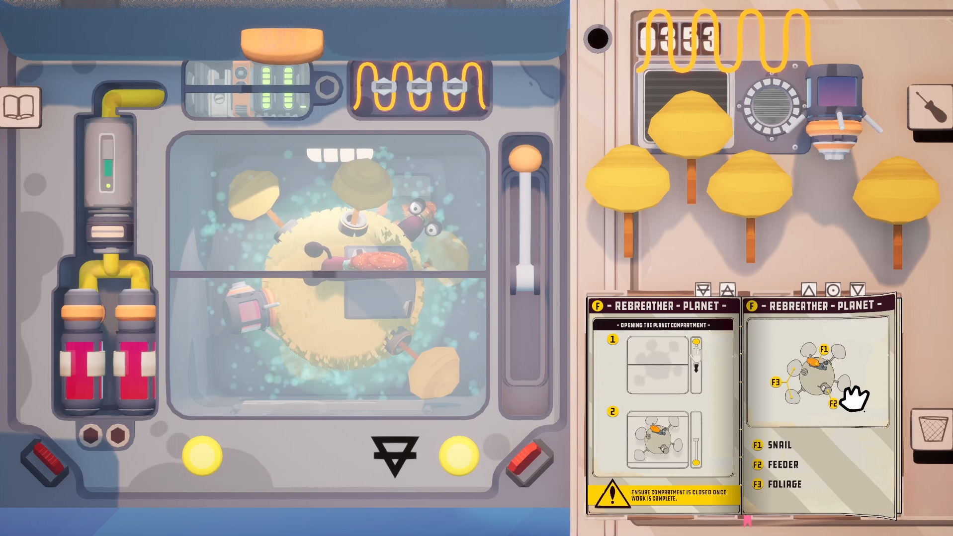 A screenshot from videogame Uncle Chop's Rocket Shop