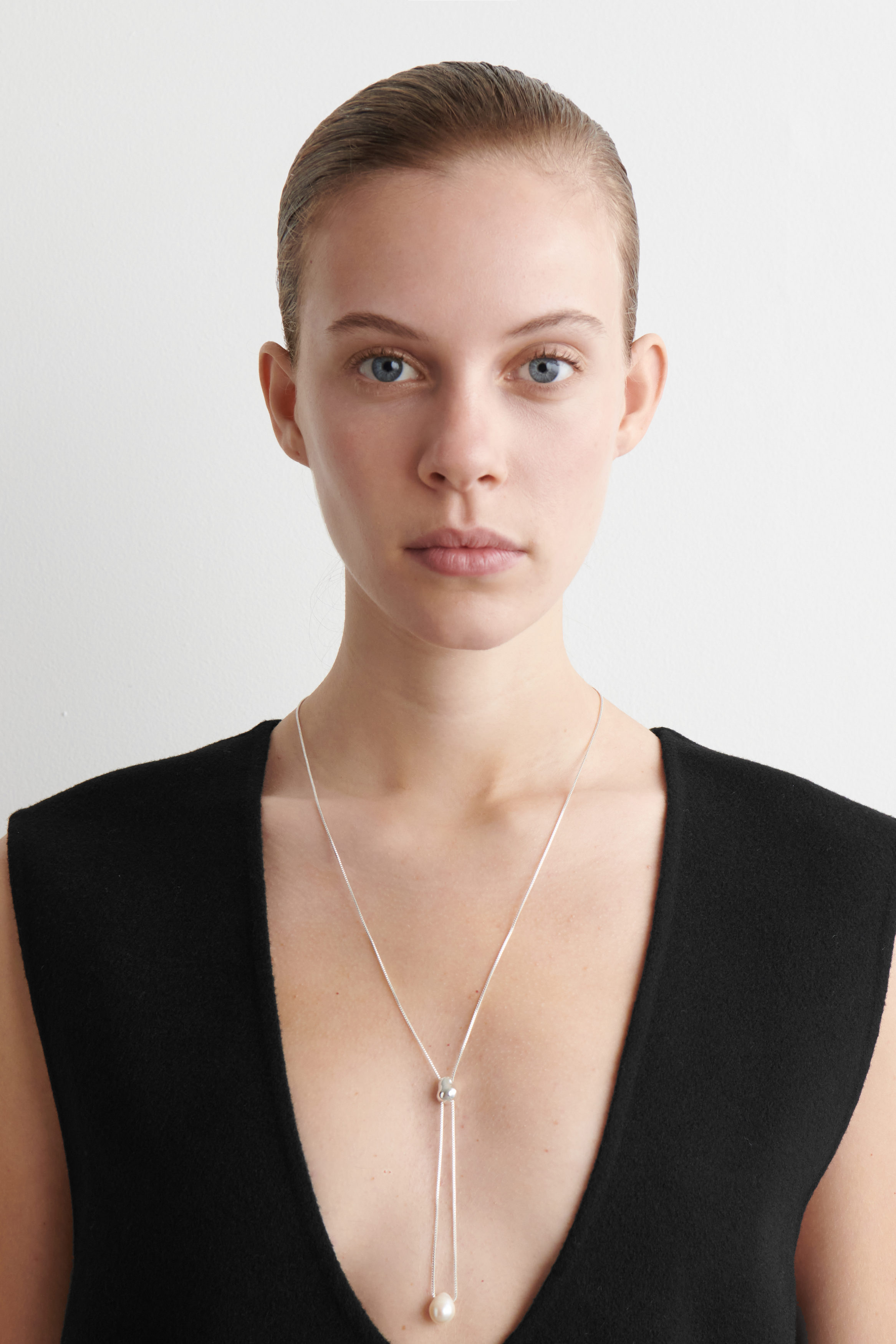 Freshwater Pearl Slider Necklace