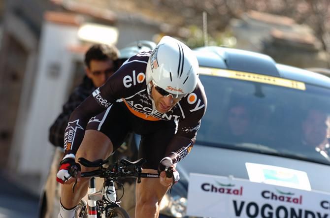 Nicolas Vogondy (Accent Jobs-Wanty) climbs to the finish.