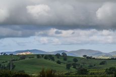 A view to Montiano in Maremma, Tuscany