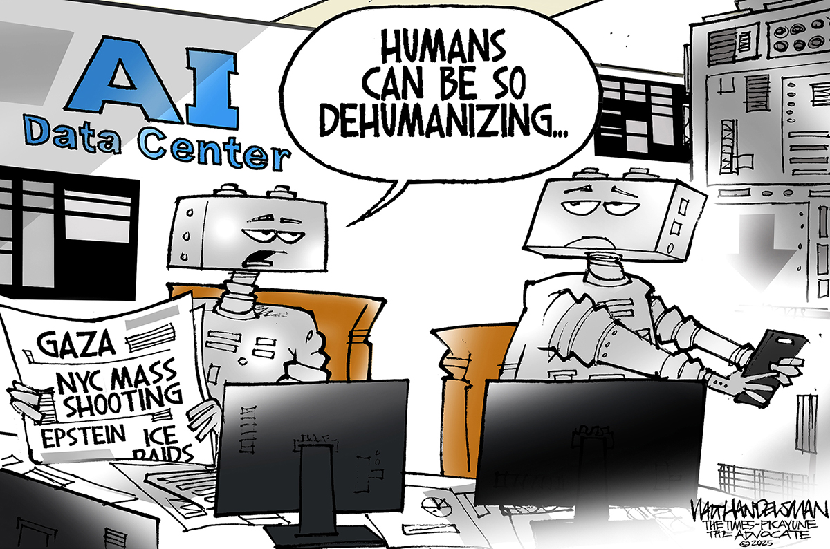 Political cartoon