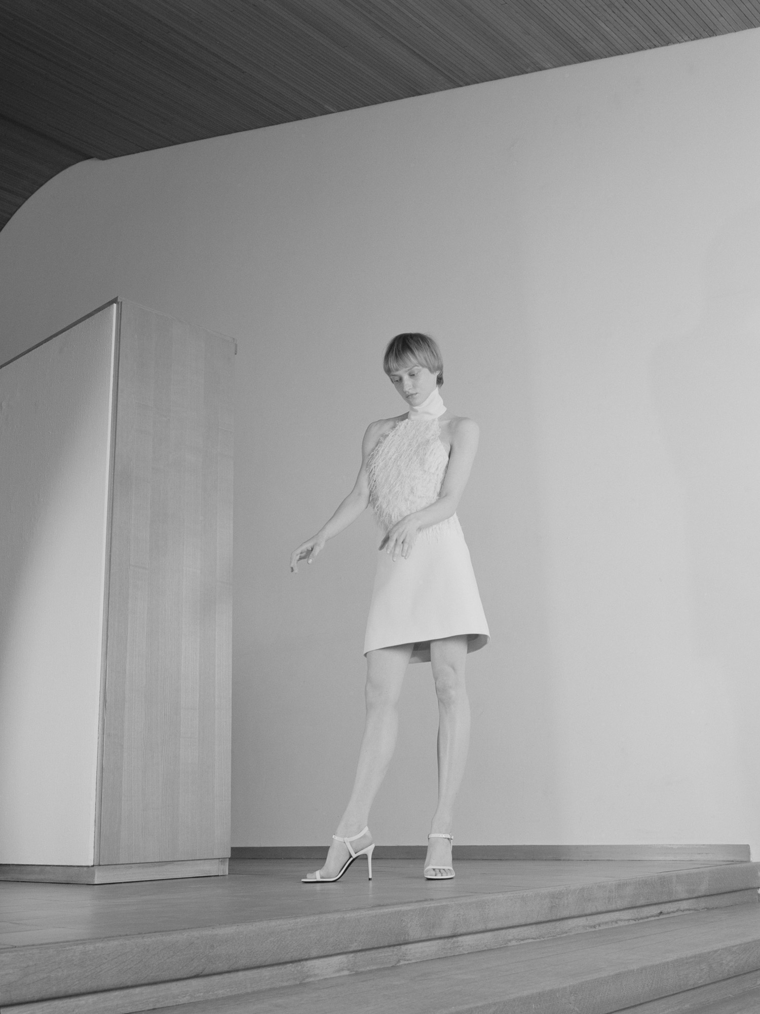Nicolas di Felice Courrèges Interview A/W 2025 runway collection on model