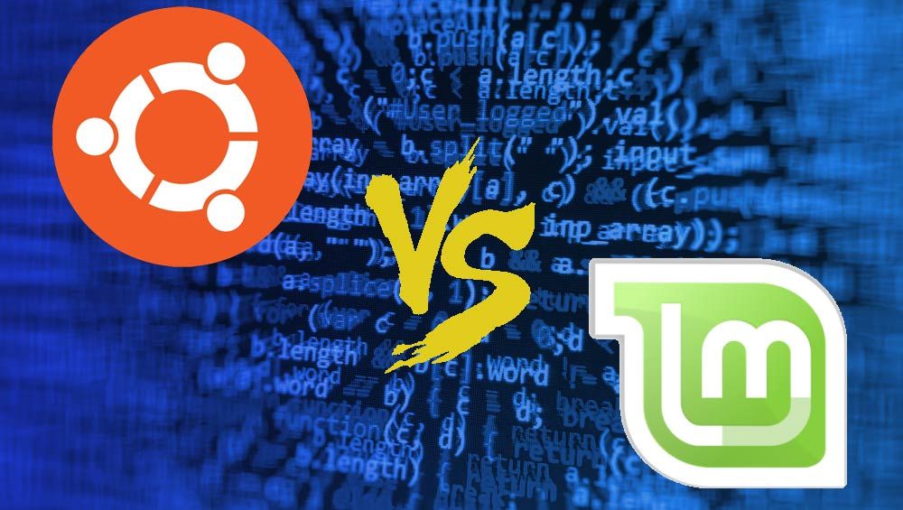 Linux Mint vs Ubuntu: Graphic showcasing a showdown between Ubuntu and Mint