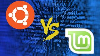 Linux Mint vs Ubuntu: Graphic showcasing a showdown between Ubuntu and Mint
