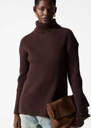 Turtleneck Wool-Knit Jumper