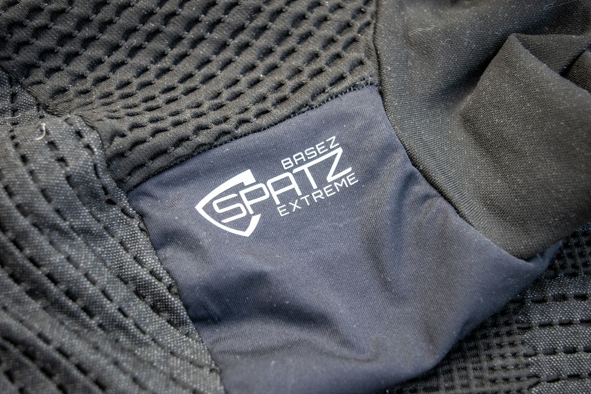 A close up shot of the Spatz Basez Extreme logo