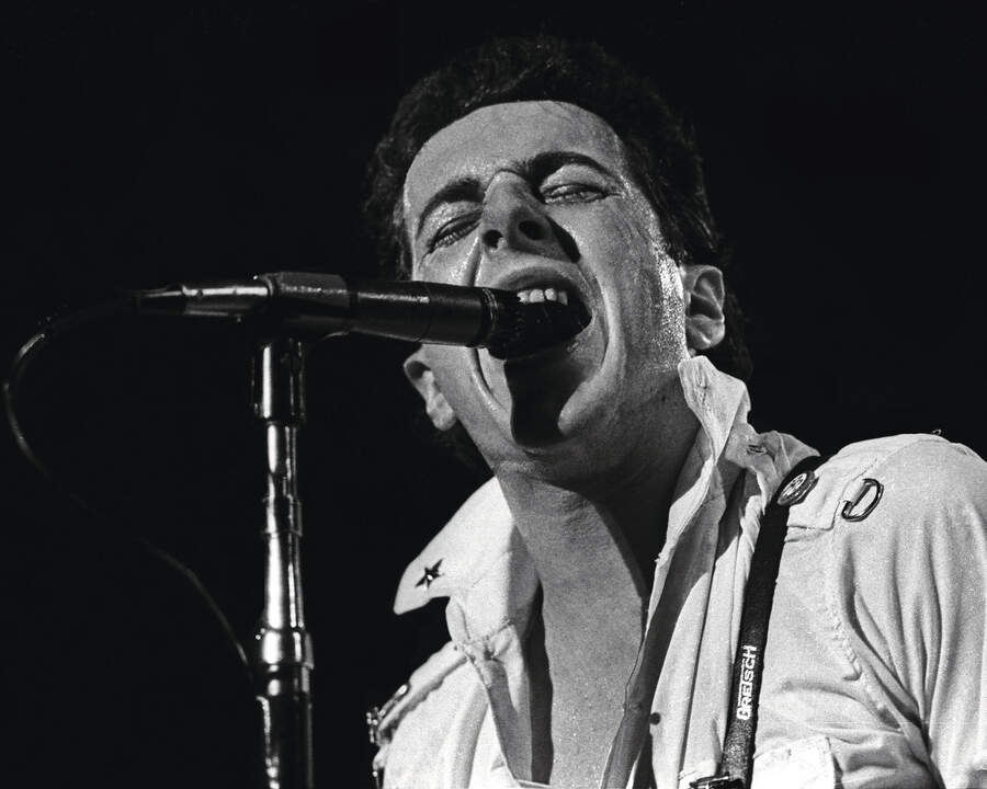 Joe Strummer onstage