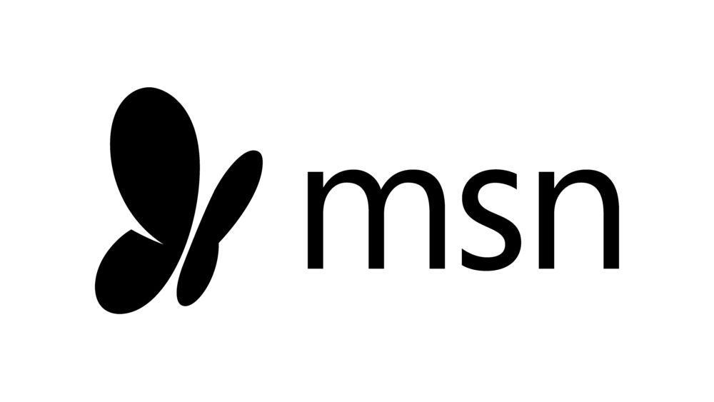 MSN logo in black