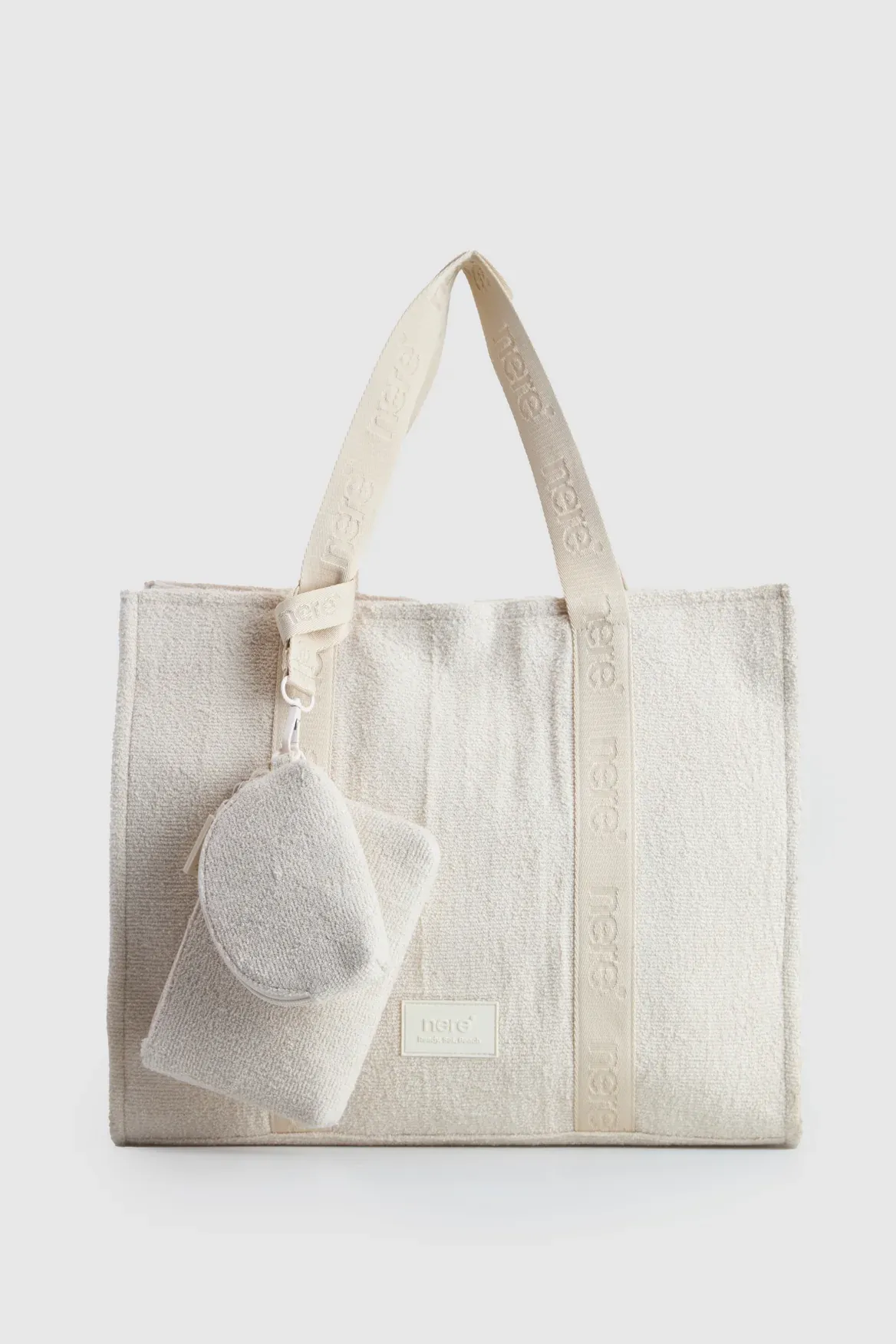 Beach Mesh Tote Bag - Black