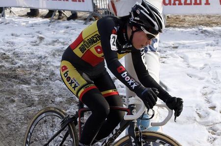 Sanne Cant claimed a podium spot in Lille