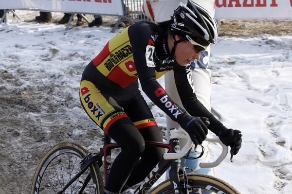 Sanne Cant claimed a podium spot in Lille