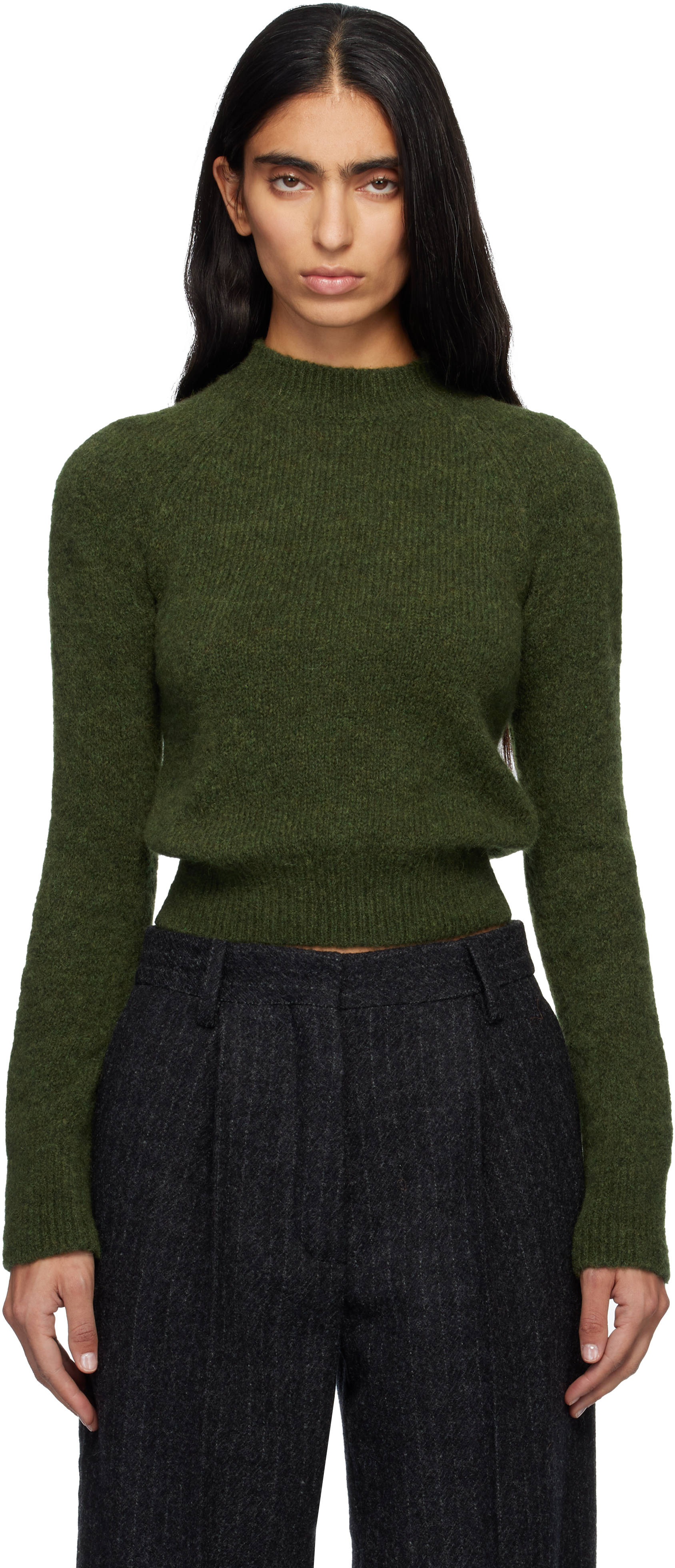 Green Fitted Sweater
