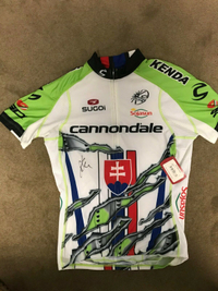 View the signed Peter Sagan 'Hulk' jersey on eBay