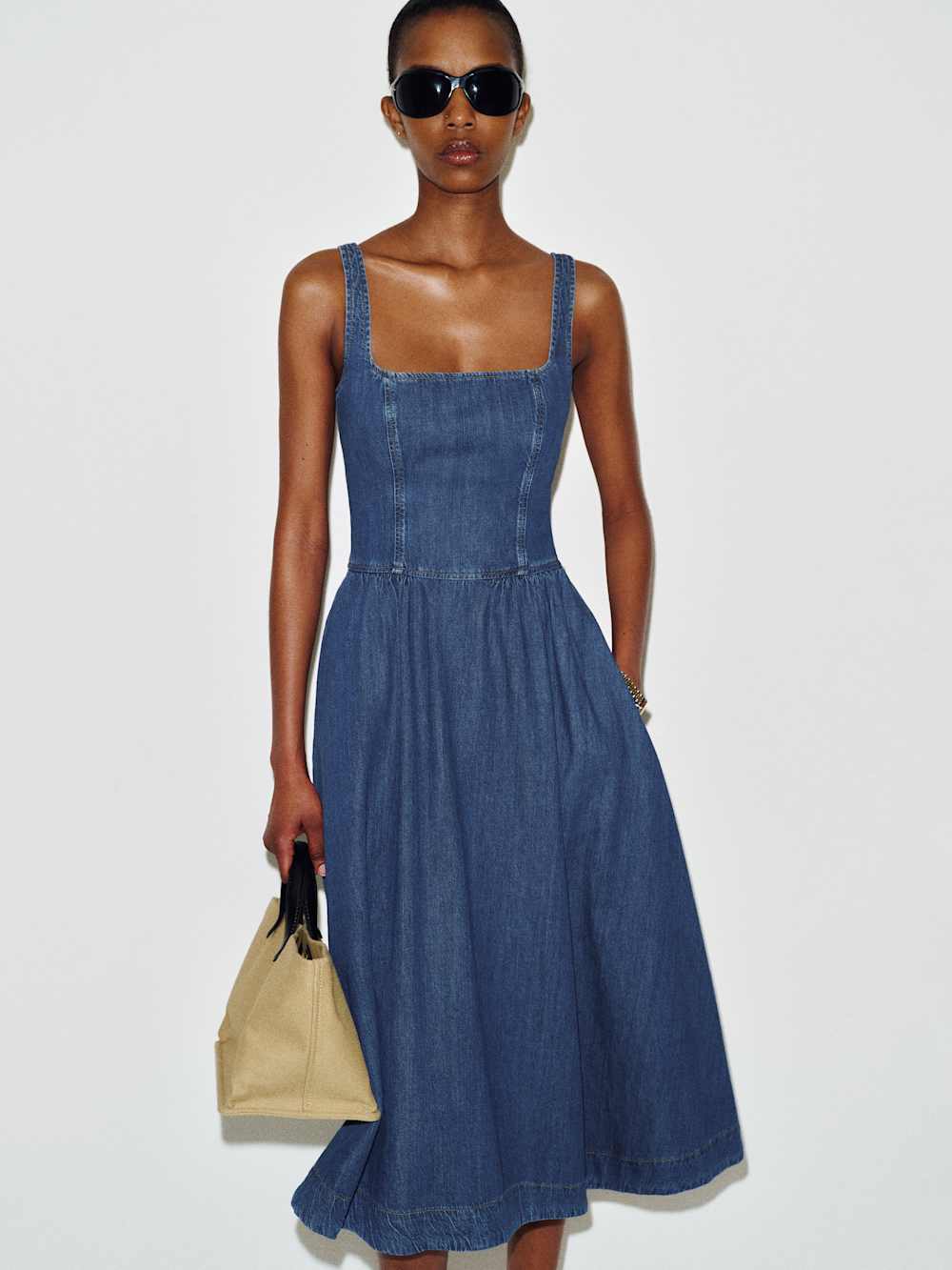 Janu Denim Midi Dress