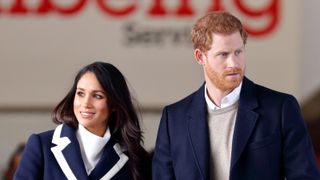 BIRMINGHAM, UNITED KINGDOM - MARCH 08: (EMBARGOED FOR PUBLICATION IN UK NEWSPAPERS UNTIL 24 HOURS AFTER CREATE DATE AND TIME) Meghan Markle and Prince Harry depart after visiting Nechells Wellbeing Centre on March 8, 2018 in Birmingham, England. (Photo by Max Mumby/Indigo/Getty Images)