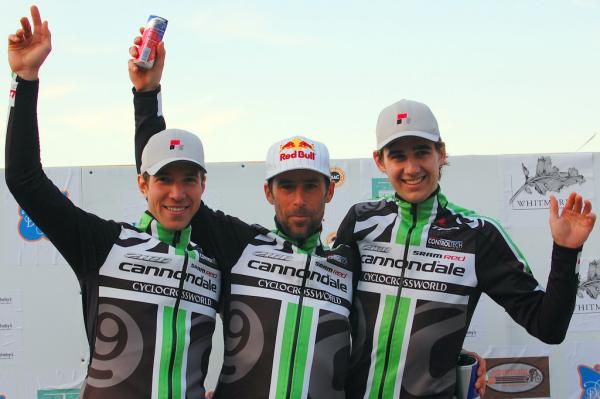 Men's elite podium: a clean sweep for Cannondale-Cyclocrossworld.com