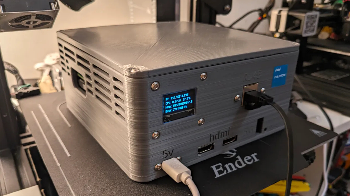 3D printed Raspberry Pi 5 NAS supports up to 10TB of storage