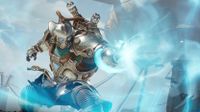 Highguard character Koldo wields magical blue lasers