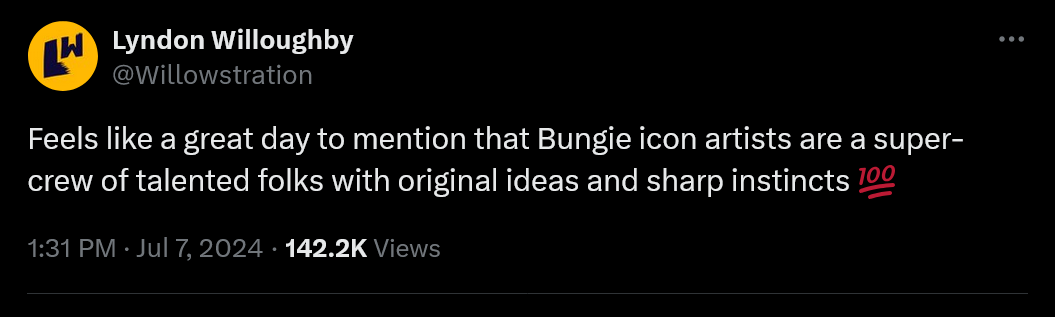 Feels like a great day to mention that Bungie icon artists are a super-crew of talented folks with original ideas and sharp instincts ????