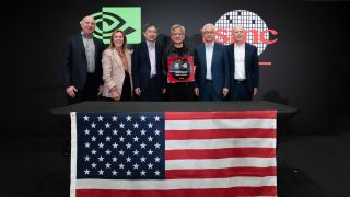 Nvidia and TSMC are celebrating the first Blackwell wafer fabbed in the USA.