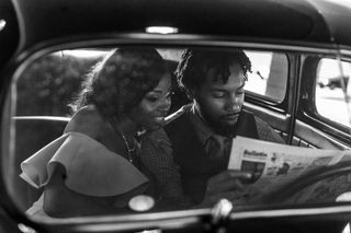 Couple in vintage car -International Wedding Photographer of the Year 2020