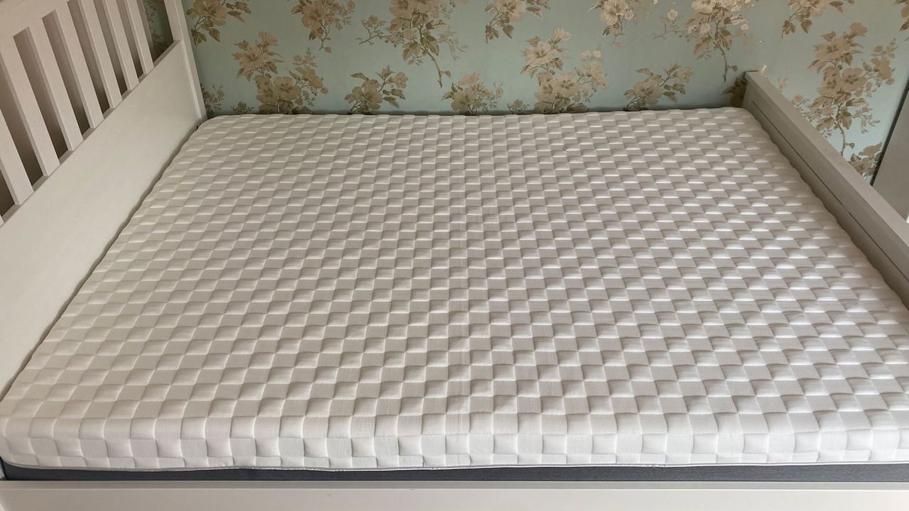 The Levitex Gravity Defying Mattress on a bed