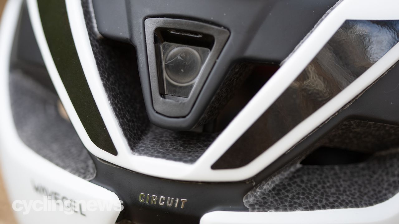 Bontrager Circuit WaveCel Helmet detail of rear accessory mount