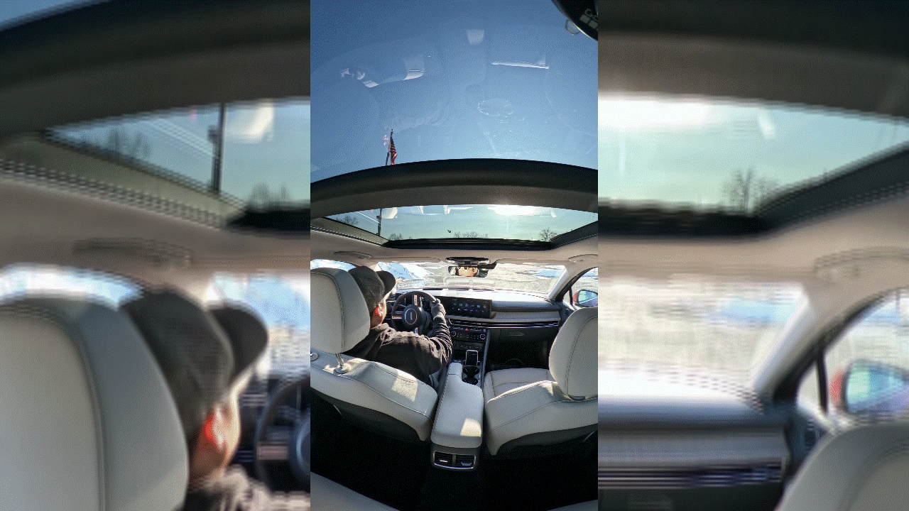 2026 Hyundai Sonata Hybrid - glass roof.