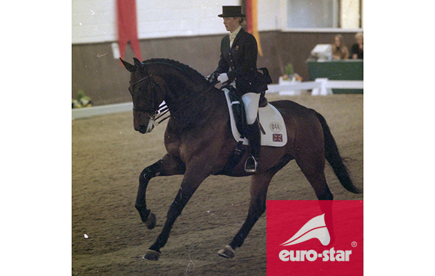 Placido — Known as Angus this was my first taste of grand prix horse power, although I rode him from the age of six onwards, he was a different calibre of horse. Not really something for a young junior girl but he taught me to handle electric/crazy-sharp horses and that was more valuable than just winning U21 medals. We did come second in the freestyle at the junior Europeans in Saumur but as the marks were accumulative from the previous tests we missed out on a medal. He retired too young due to a tumour on his tendon that kept growing. He is still in the field at home