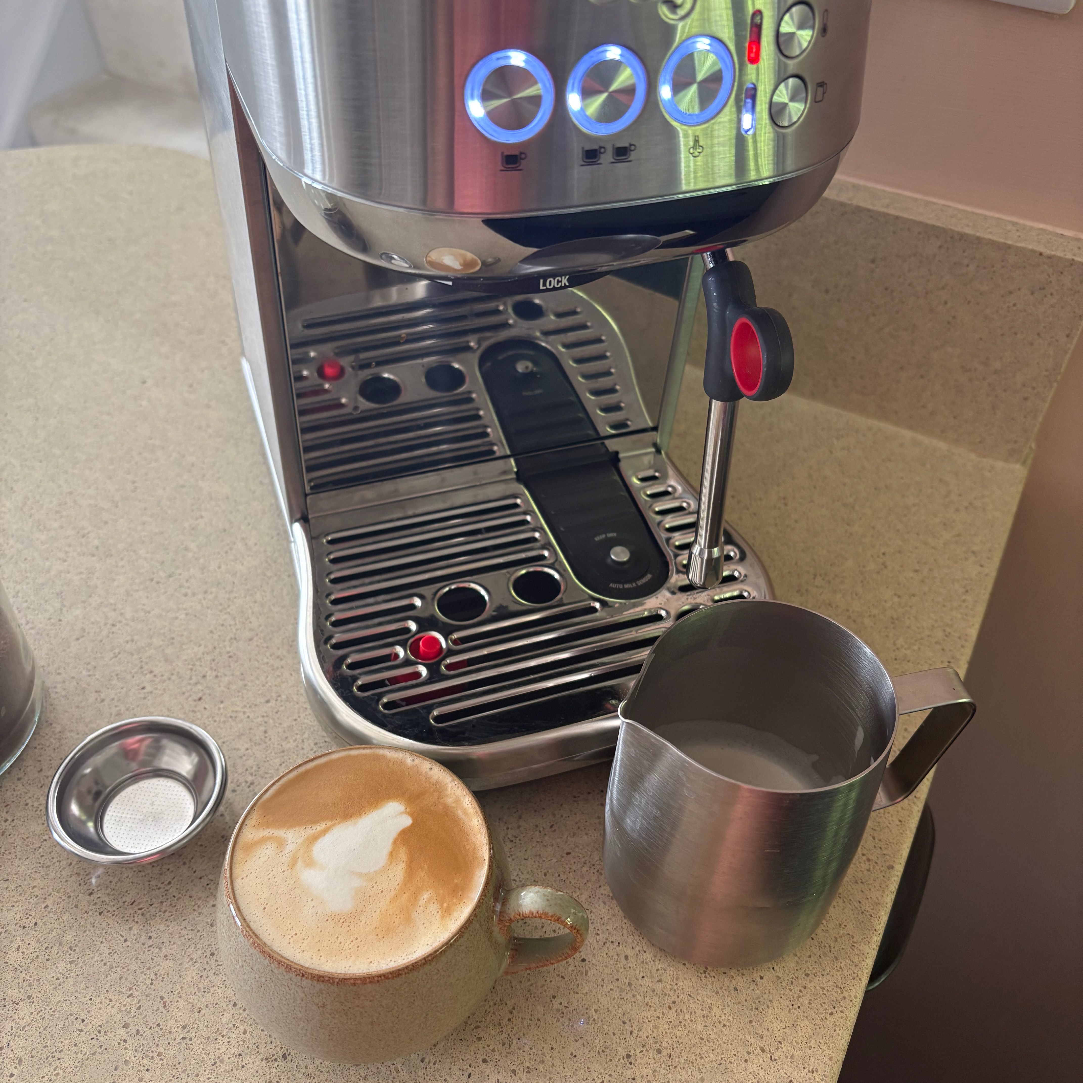 Using the Sage Bambino Plus coffee machine at home