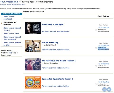 How to erase your Amazon Video viewing history | What to Watch