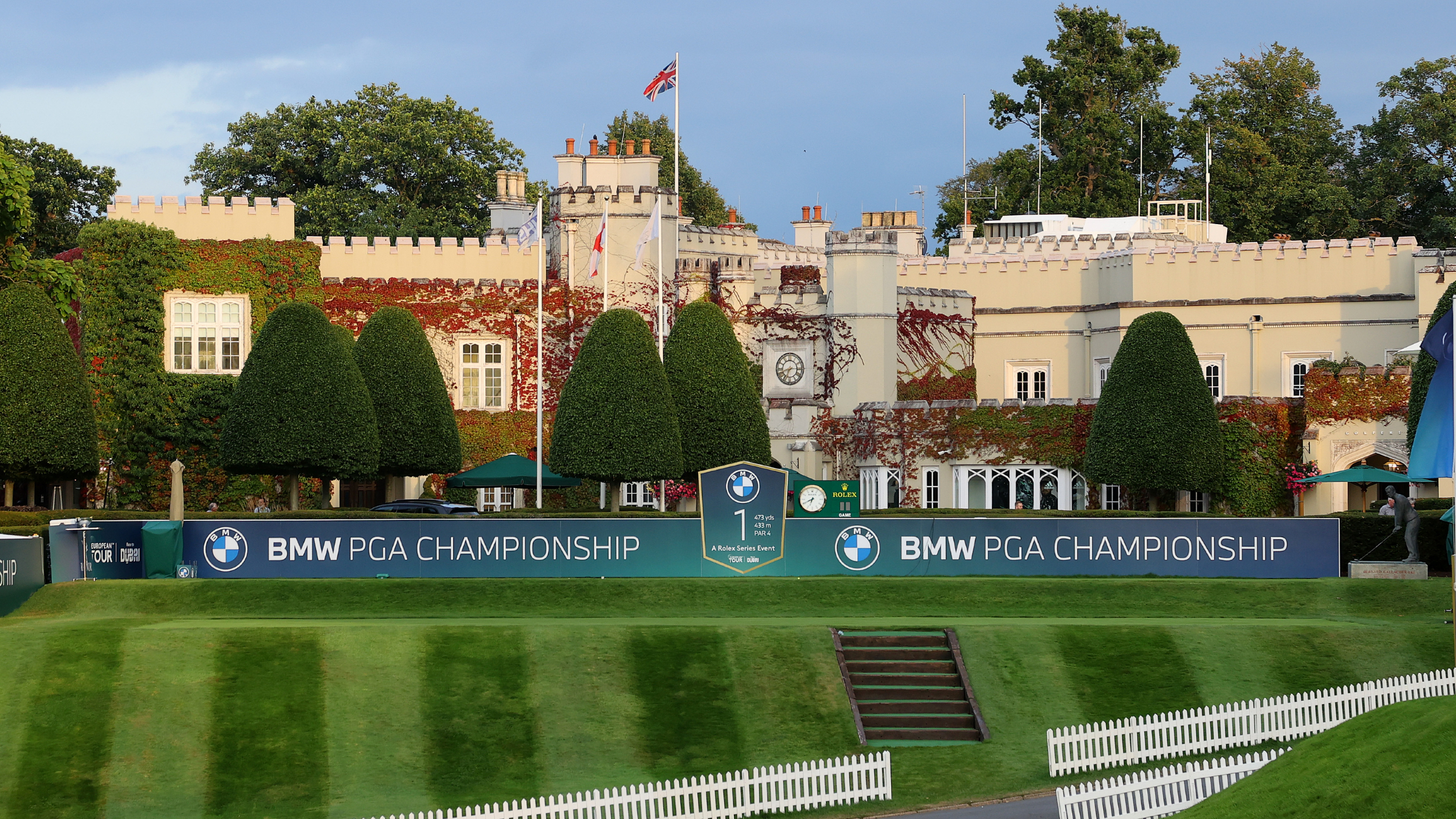 The clubhouse at Wentworth 