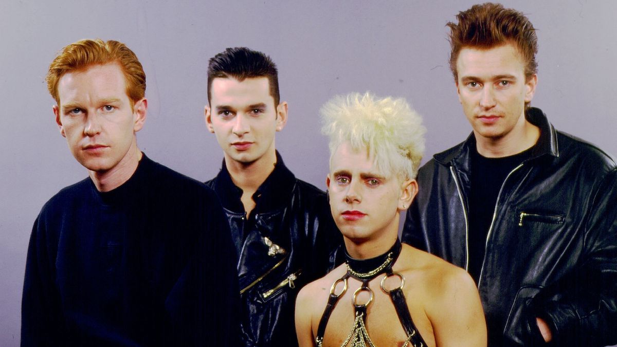 Depeche Mode in the late 80s