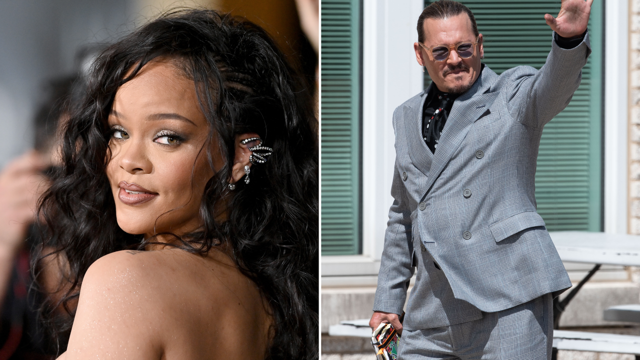 Rihanna and Johnny Depp