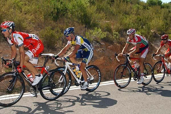 Borut Bozic (Vacansoleil) in the peloton