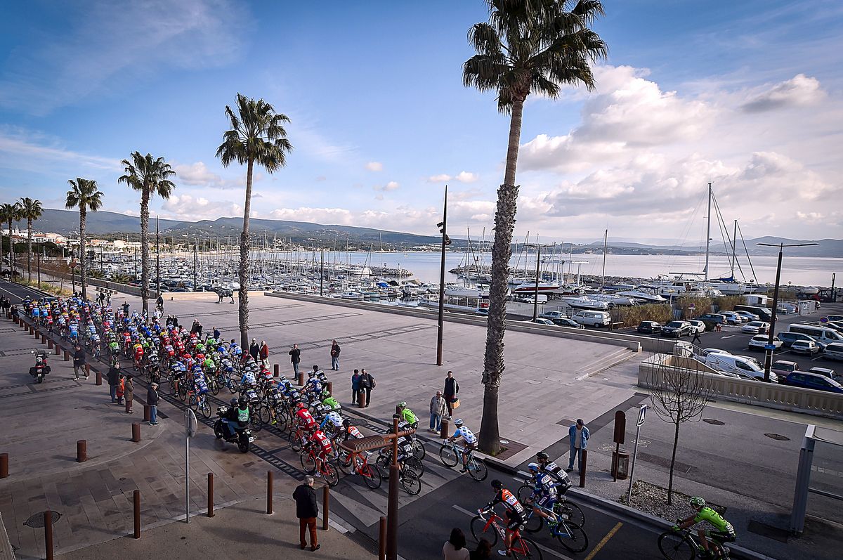 The Marseille harbour hosts the all important penultimate day time trial