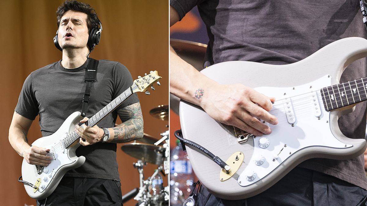 John Mayer playing a PRS Silver Sky prototype