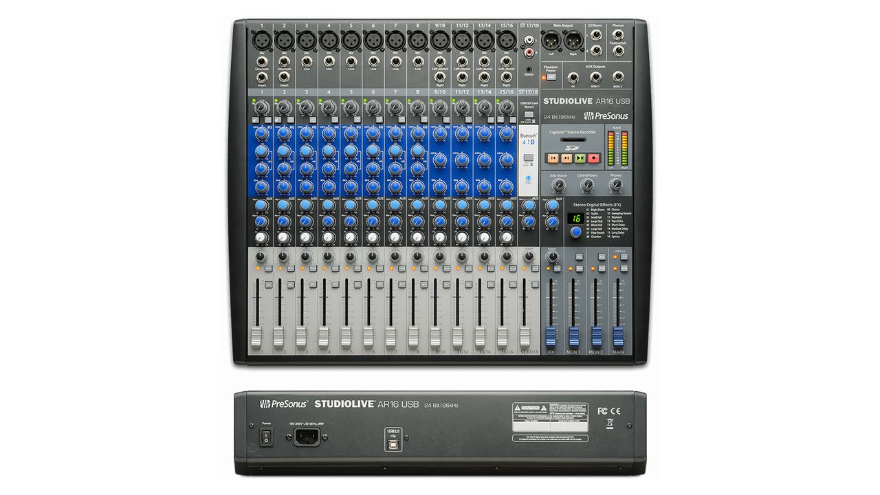 Best consoles for live mixing: Presonus StudioLive AR16c