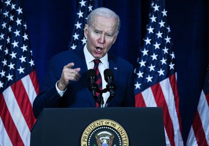 Biden speaks passionately about gun control efforts