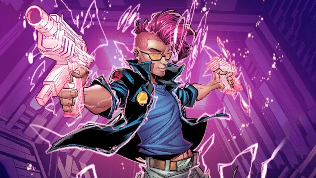 Kid Omega appearing with psychic guns