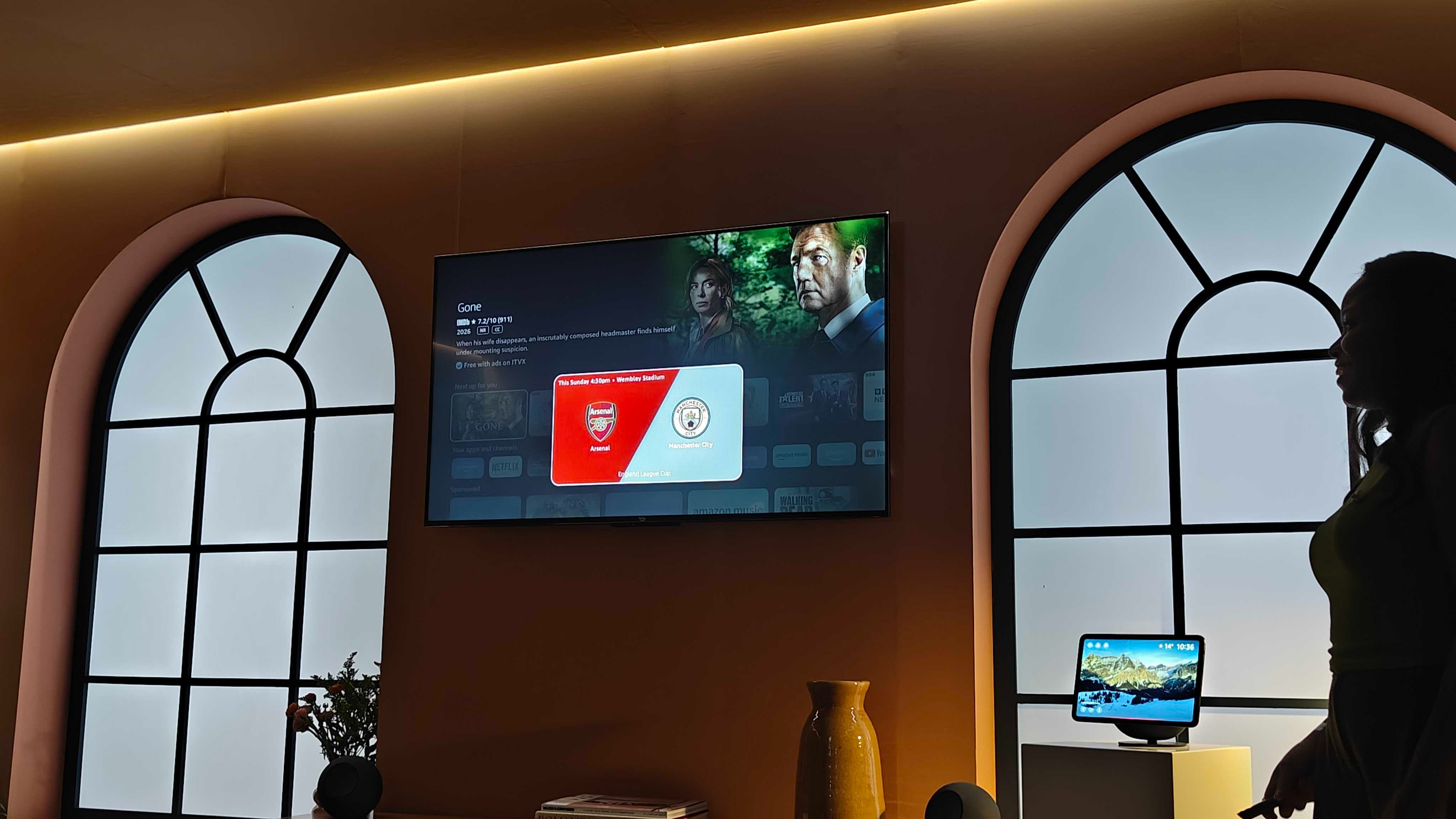 Amazon's Fire TV with Alexa+ enabled.