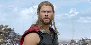 Chris Hemsworth on Sakaar in Thor: Ragnarok