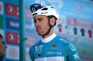 Tour of Turkey race leader Eduardo Sepúlveda (Drone Hopper)