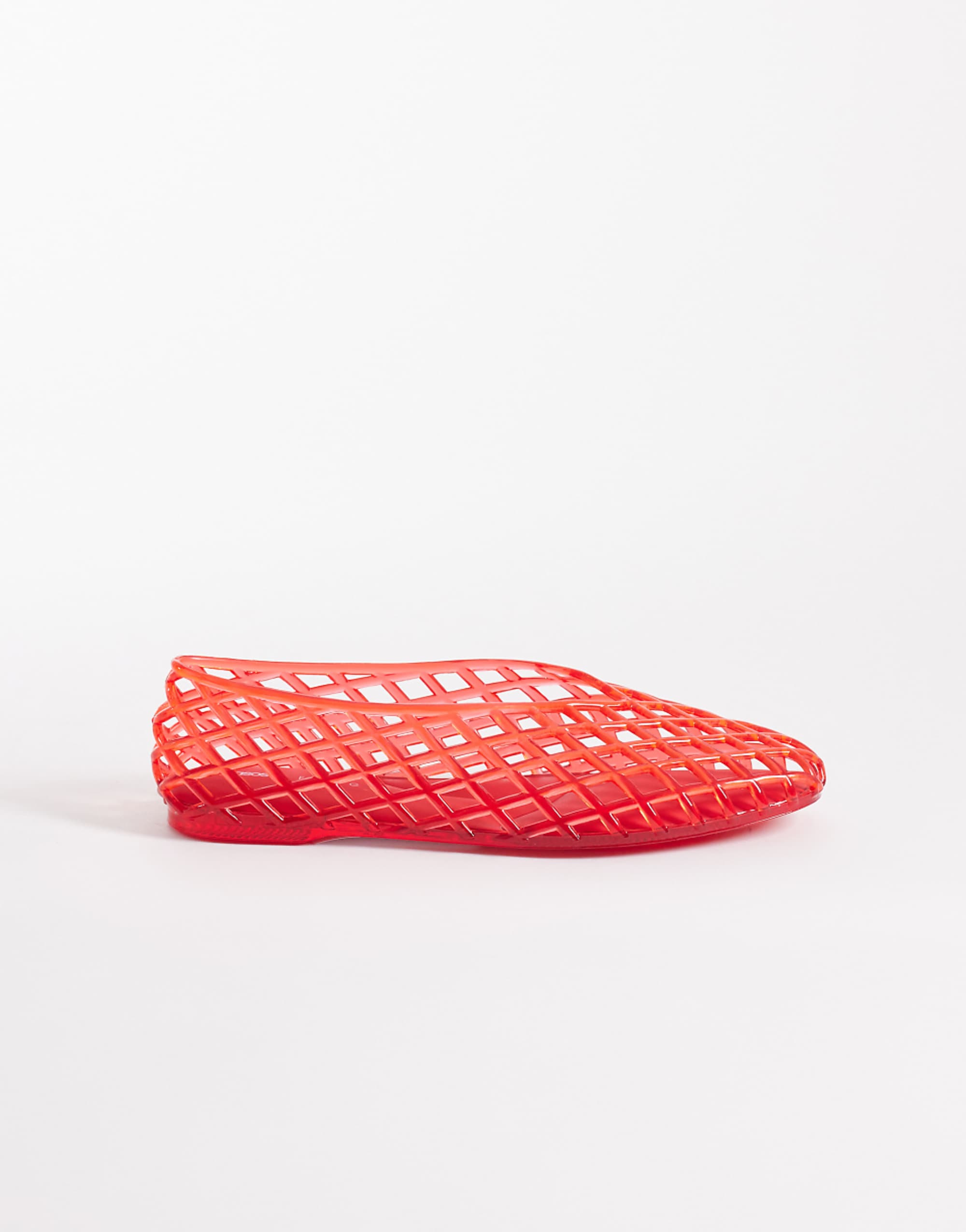 Asos Design Luminous Jelly Caged Ballets in Red